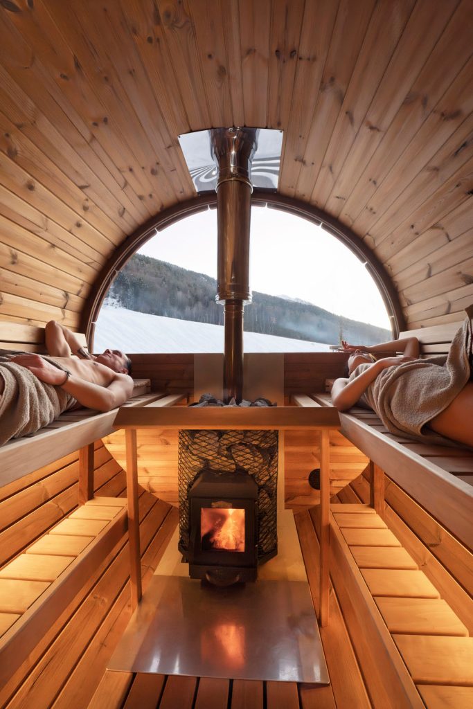 Area benessere, la sauna a botte - Albergo Ristorante Boschetto - Druogno (VB) - ph. Susy Mezzanotte